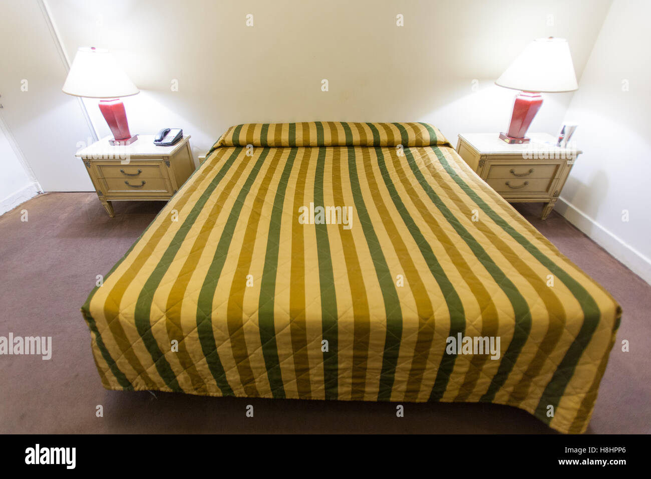 Double room at the Hotel Pennsylvania, 7th  Ave, New York City, United States of America Stock Photo