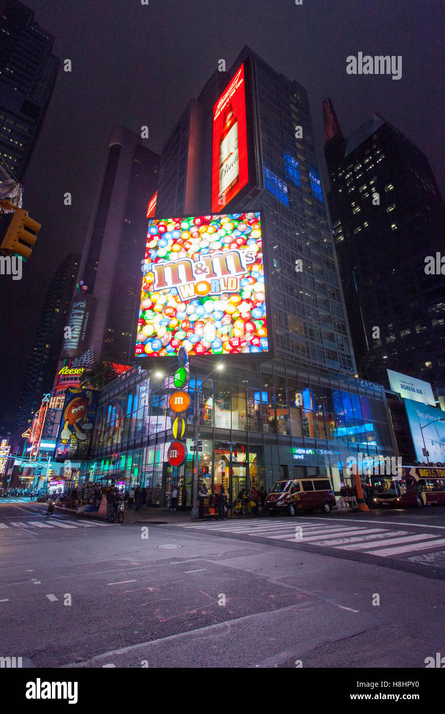 M&M chocolate store, Times Square, New York City, United States of