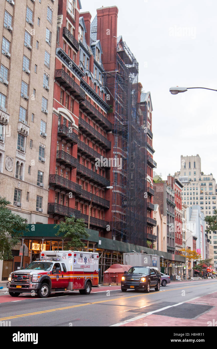 Chelsea hotel new york hi-res stock photography and images - Alamy