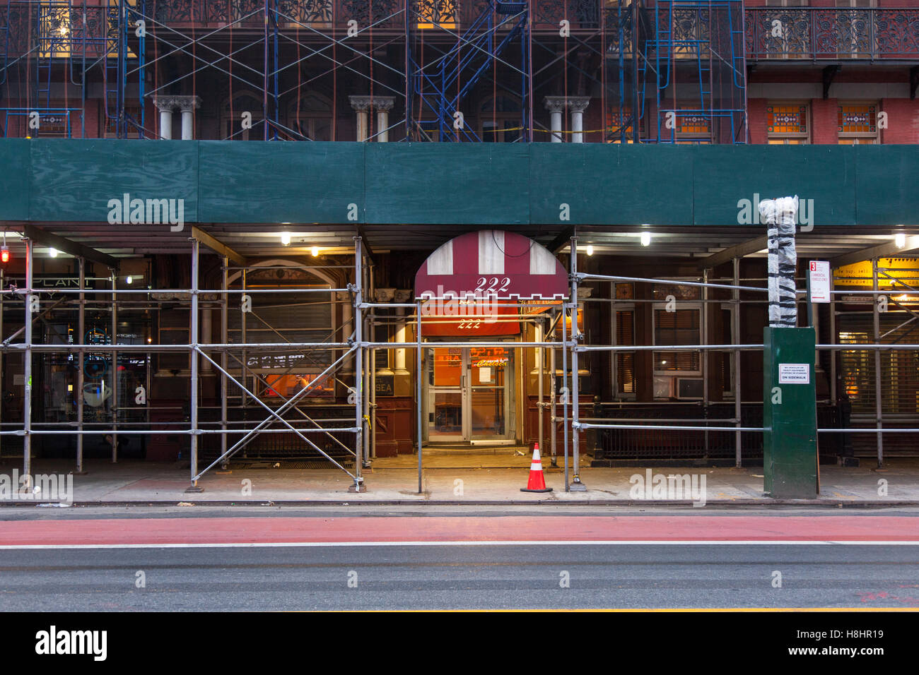 The Chelsea Hotel, famous for the notability of its residents, Chelsea