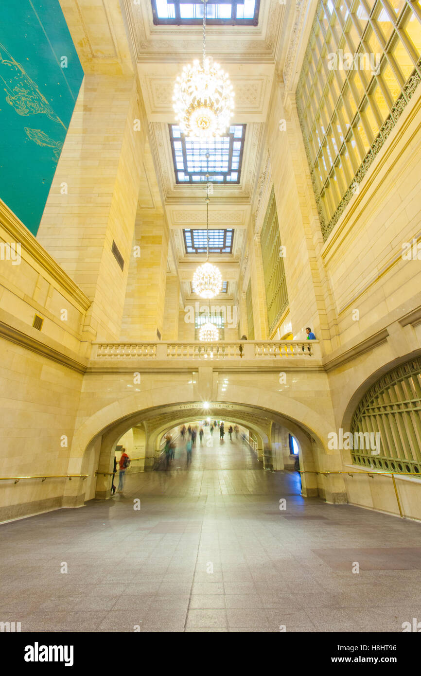 Whispering gallery in grand central terminal station. Manhattan, New York City, United States of Whispering gallery in grand central terminal station. Manhattan, New York City, United States of
