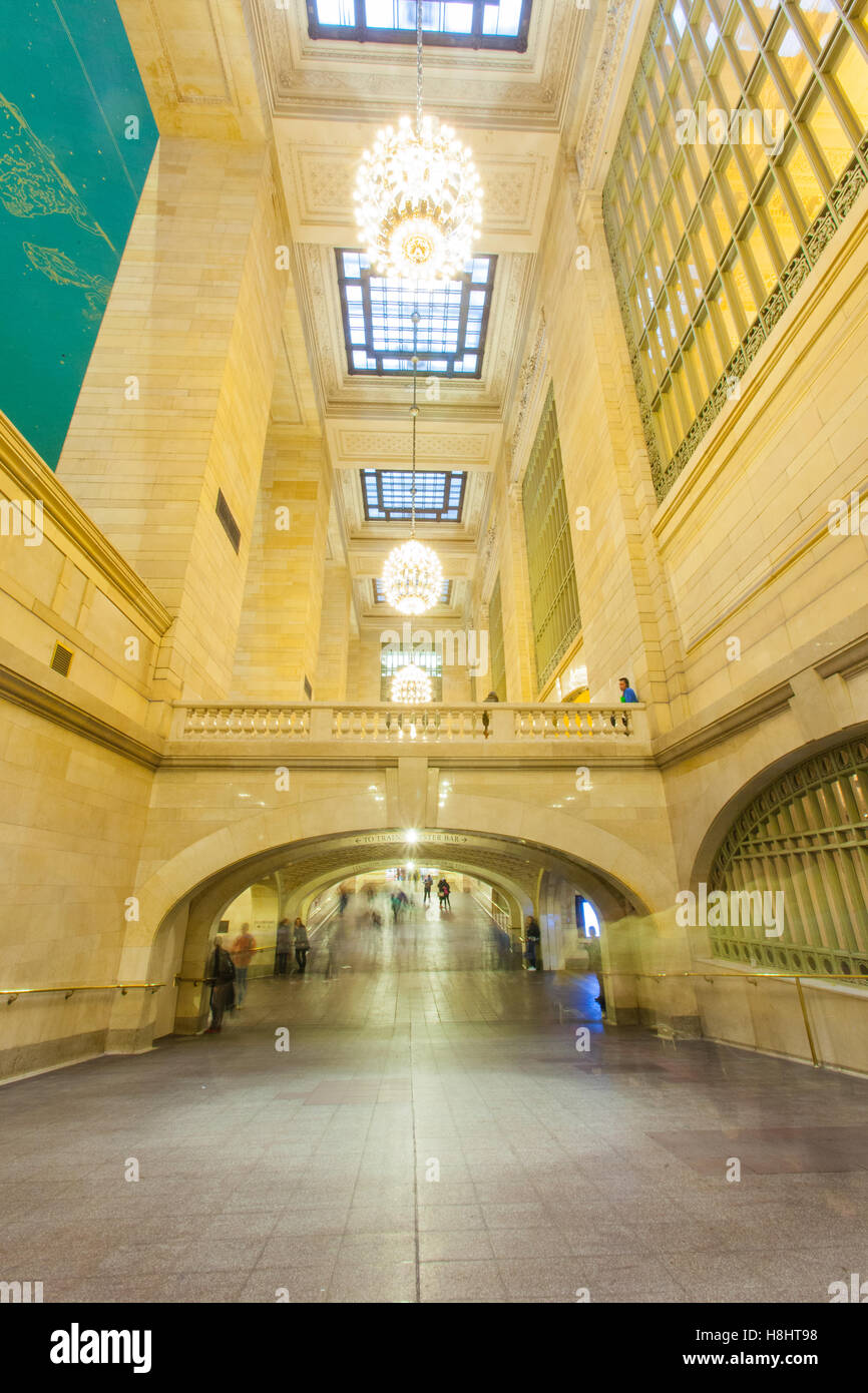Whispering gallery in grand central terminal station. Manhattan, New York City, United States of