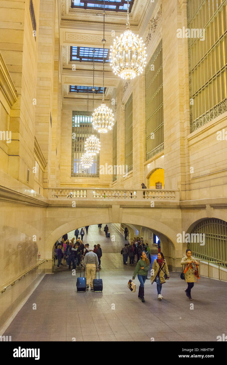 Whispering gallery in grand central terminal station. Manhattan, New York City, United States of America. Stock Photo