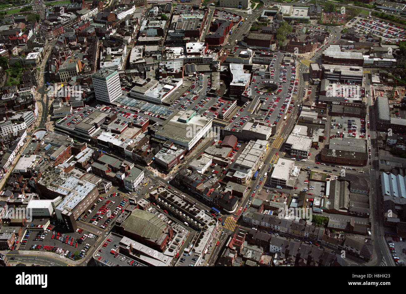 Wolverhampton Aerial Aerial view of Wolverhampton 9/9/92 Stock Photo - Alamy
