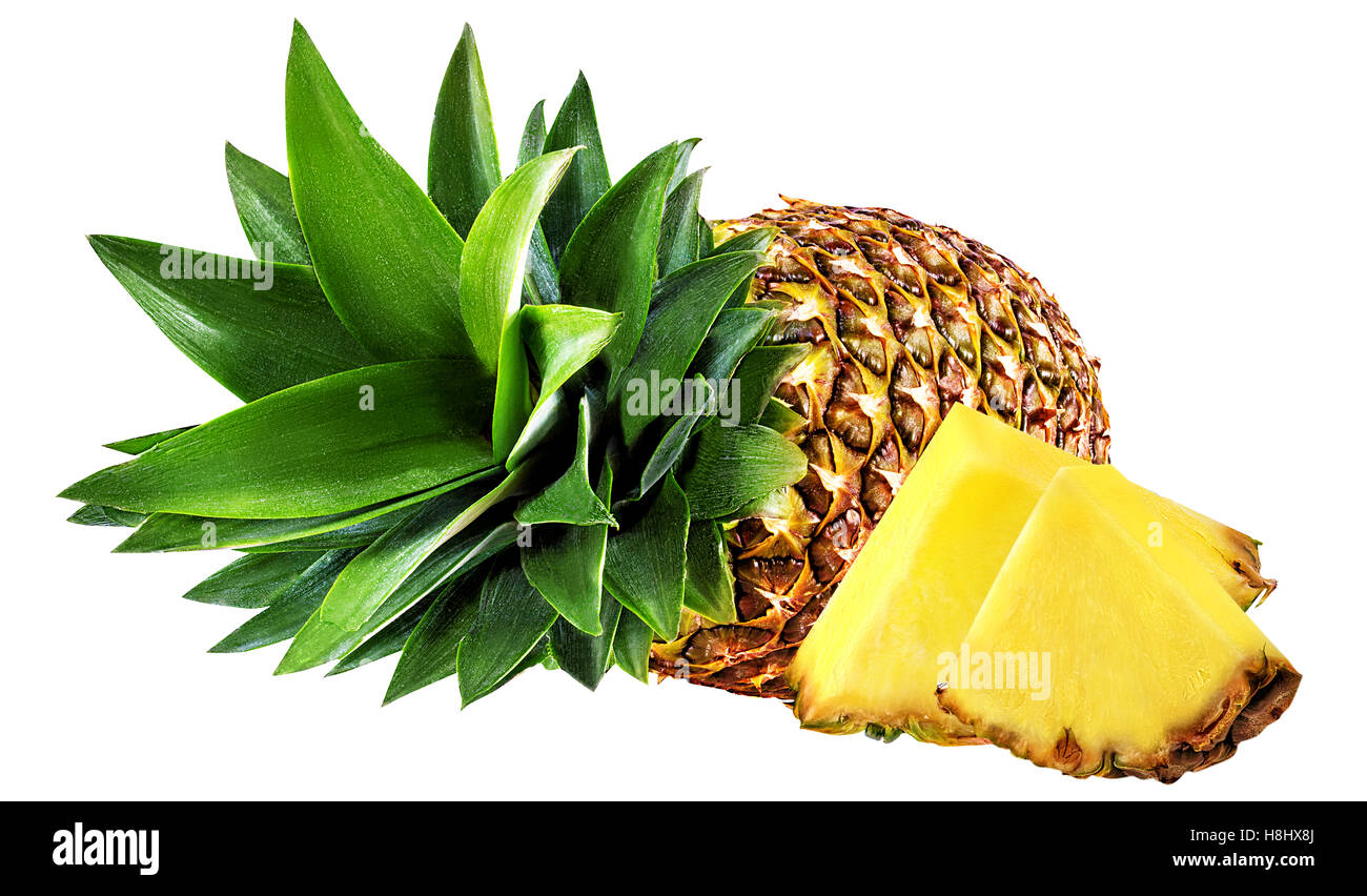 pineapple isolated on white background Stock Photo