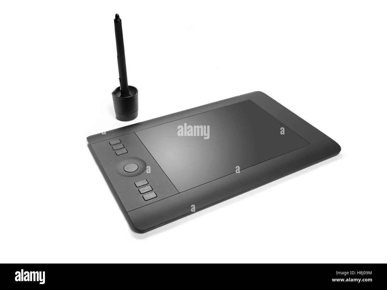 isolated Graphics tablet on white Background Stock Photo