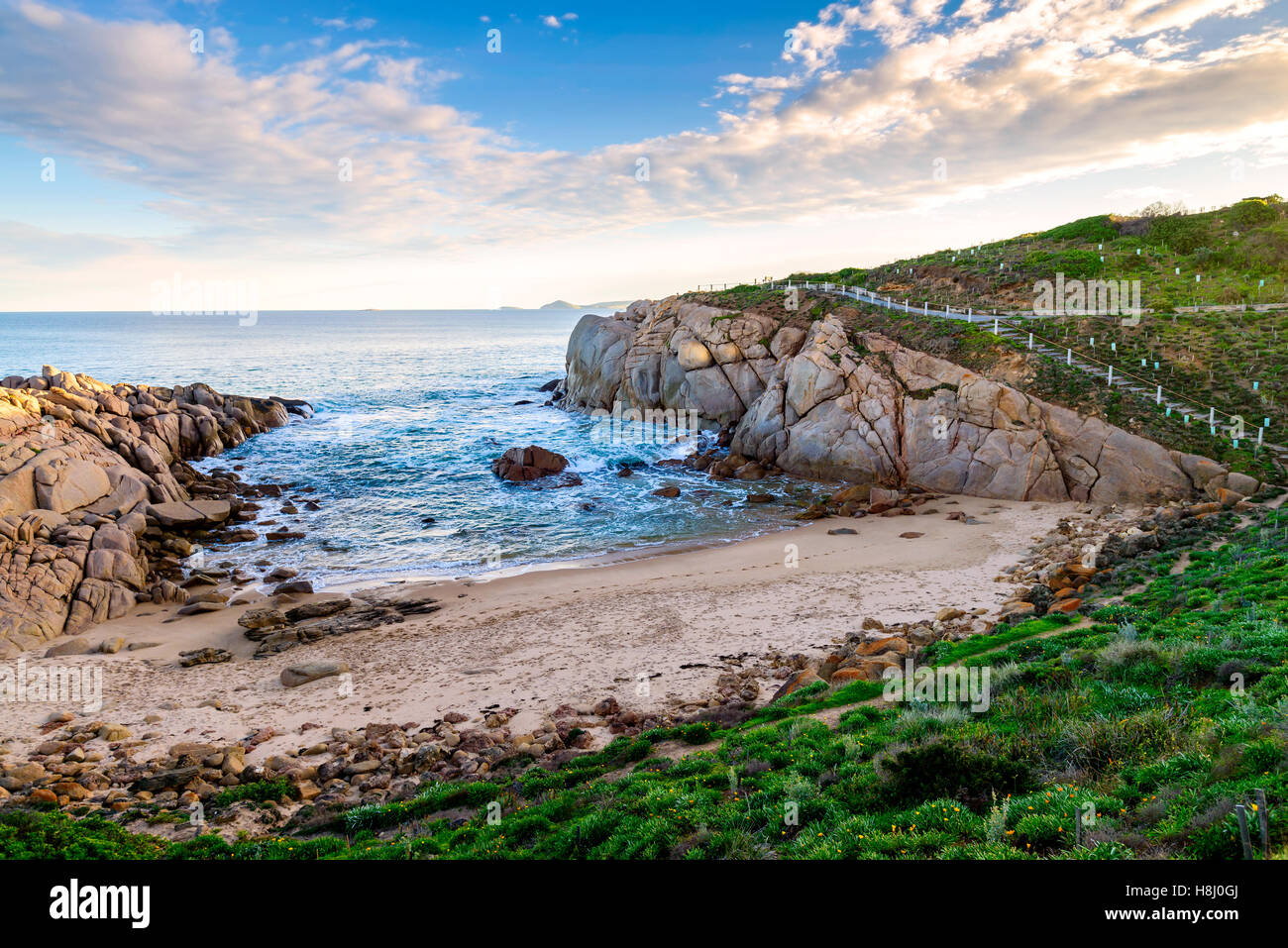 Picturesque coastal view at Port Elliot, Horseshoe Bay, South Australia