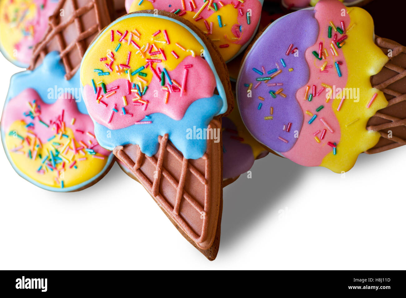 Cookies with frosting Stock Photo Alamy