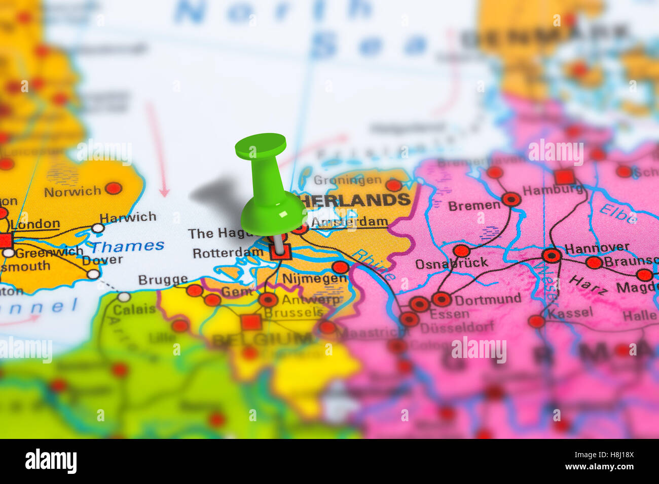 Map of rotterdam hires stock photography and images Alamy