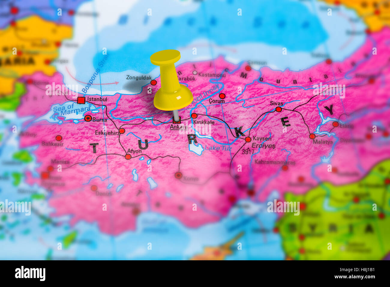 Map of ankara hires stock photography and images Alamy