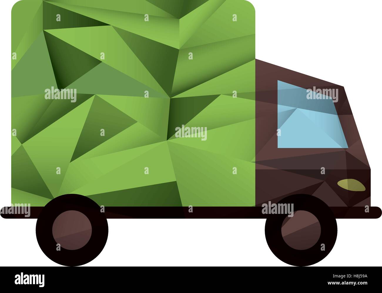 Isolated eco truck design Stock Vector Image & Art - Alamy