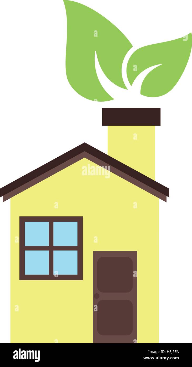 Isolated eco house design Stock Vector Image & Art - Alamy
