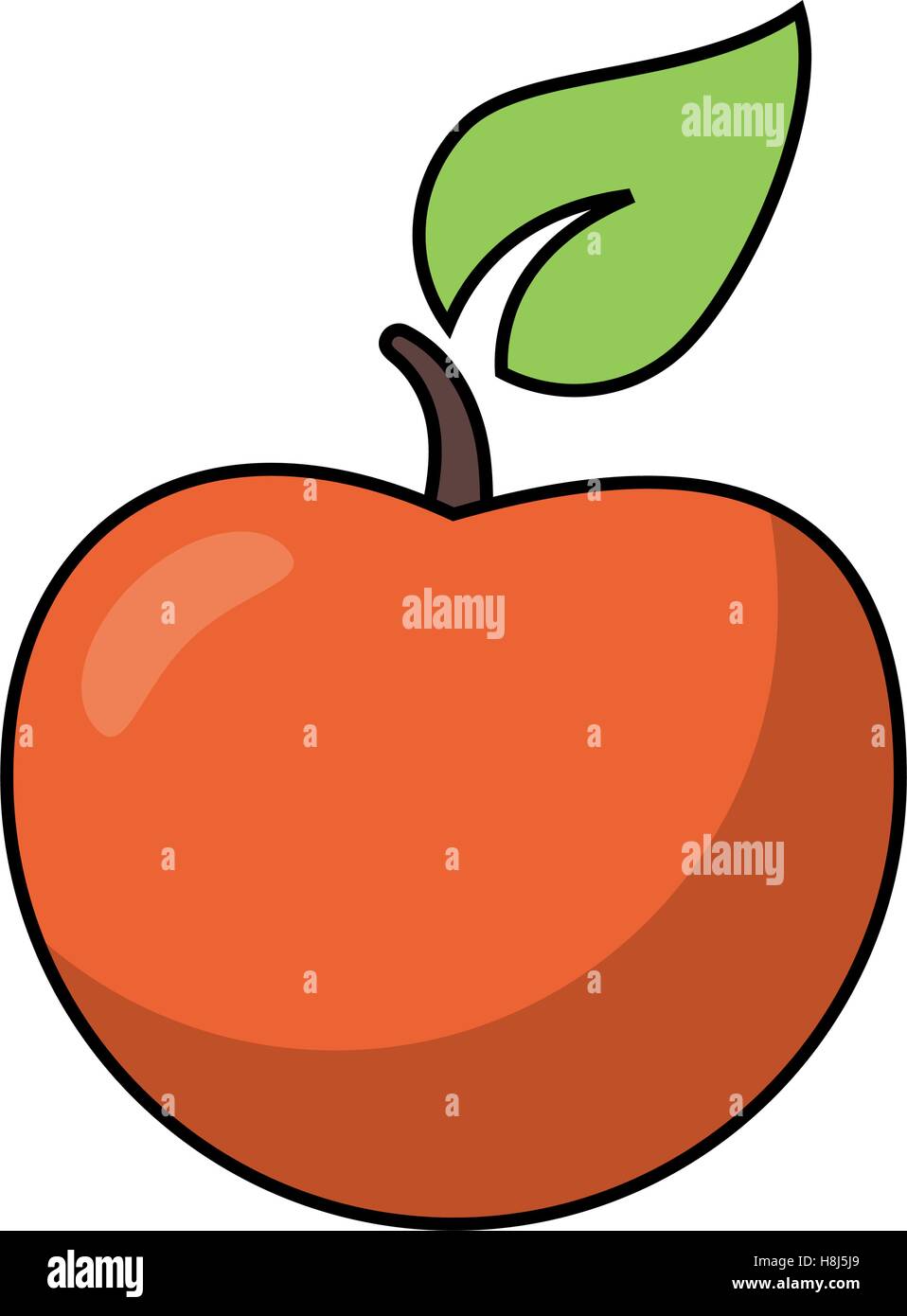 Isolated apple fruit design Stock Vector Image & Art - Alamy