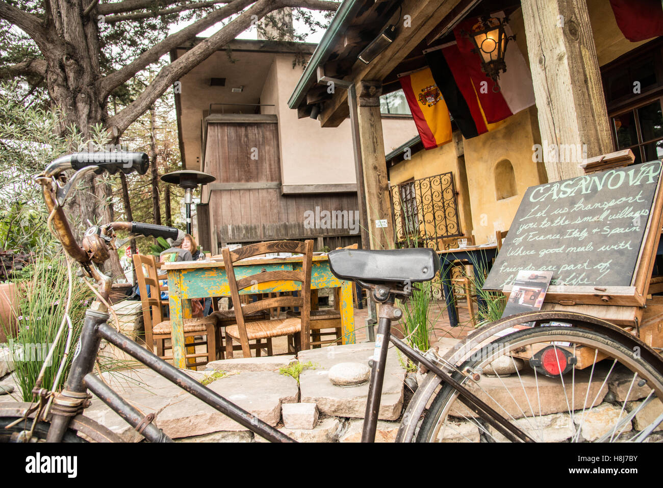 Casanova Restaurant Carmel California exterior Stock Photo Alamy