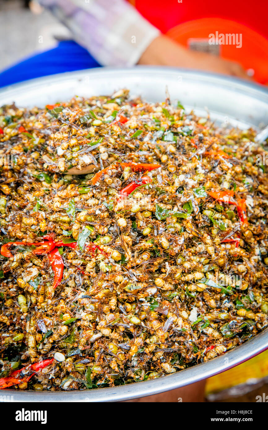 Insect, ant, Food Market, Koh Chen, Cambodia Stock Photo - Alamy