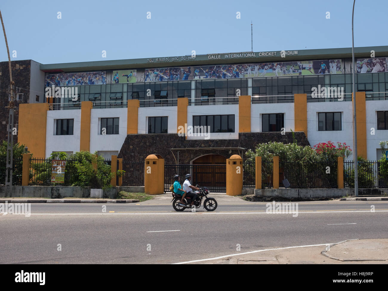 Cricket stadium in Fort Galle,Sri Lanka Stock Photo
