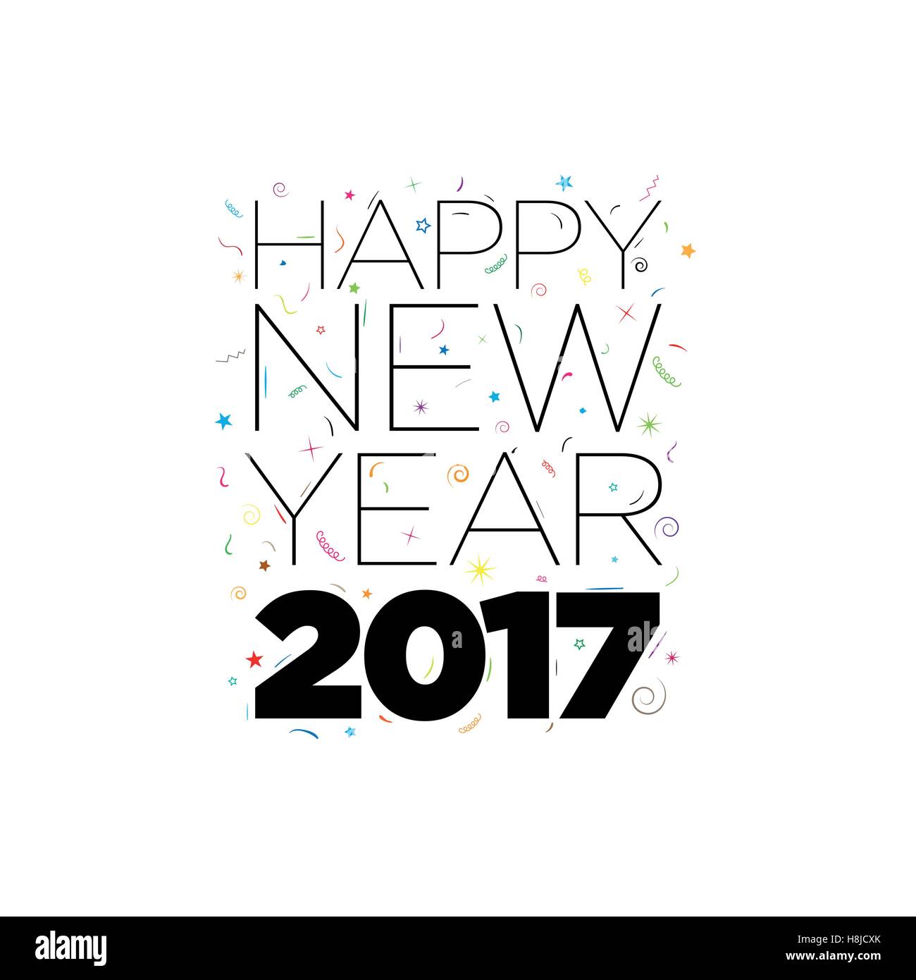 Happy New Year 17 High Resolution Stock Photography And Images Alamy