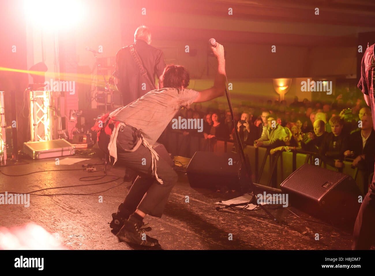 Sham 69 the iconic Punk Rock band at the Swindon Meca music venue Stock Photo