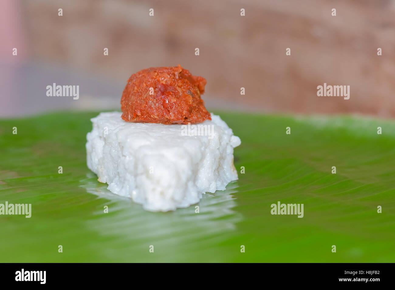 Kiribath, The milk rice is a traditional Sri Lankan food made from rice