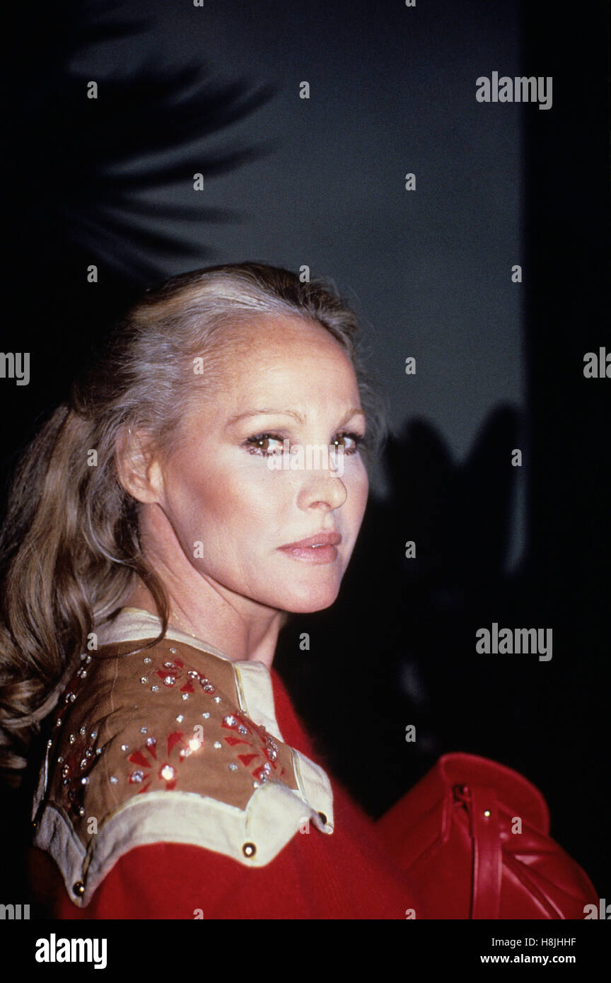 Ursula Andress pictured in LA in 1981. © RTMcbride / MediaPunch Stock Photo