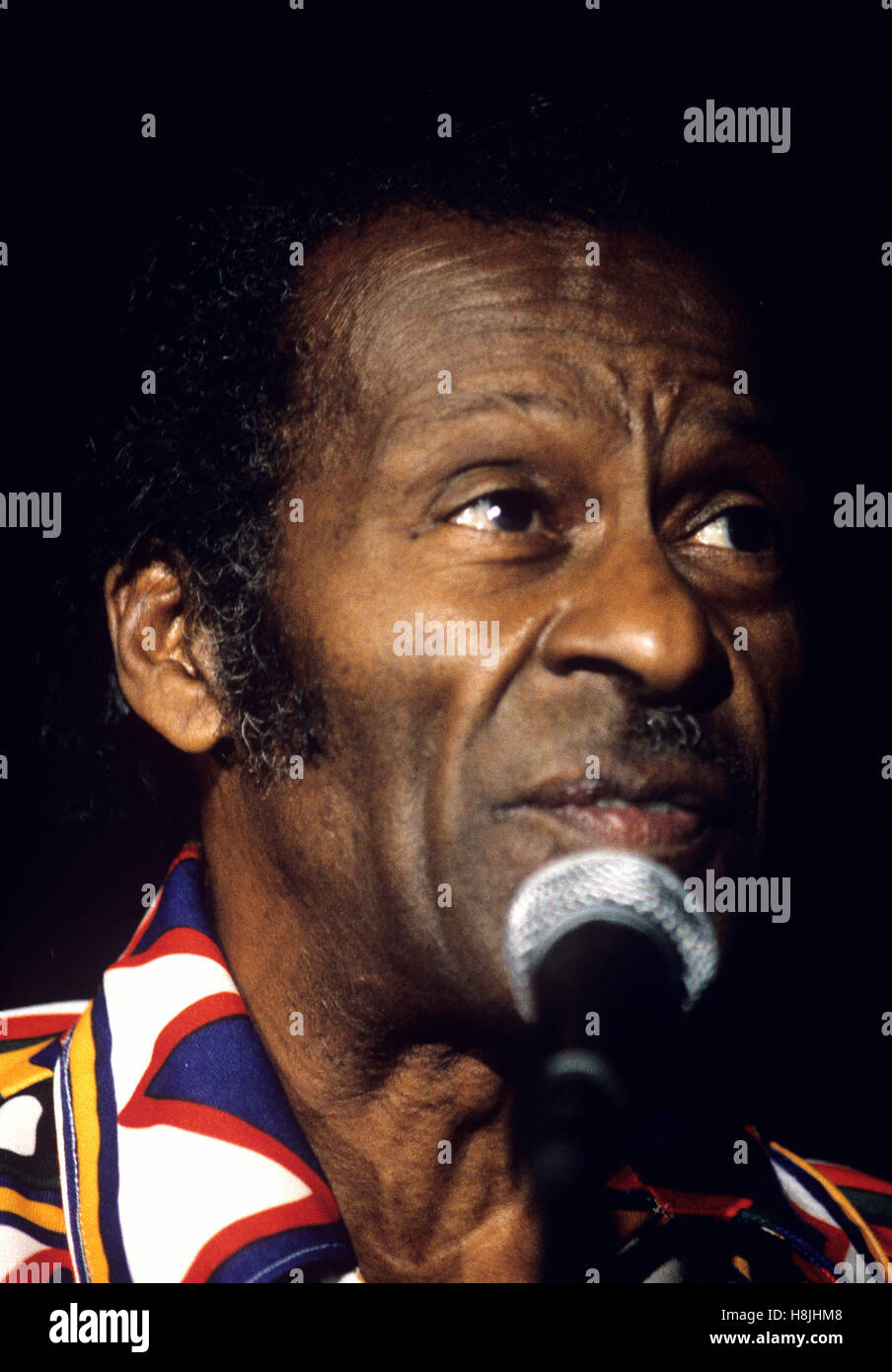 Chuck Berry performing at the Red Parrot by Walter McBride in January ...