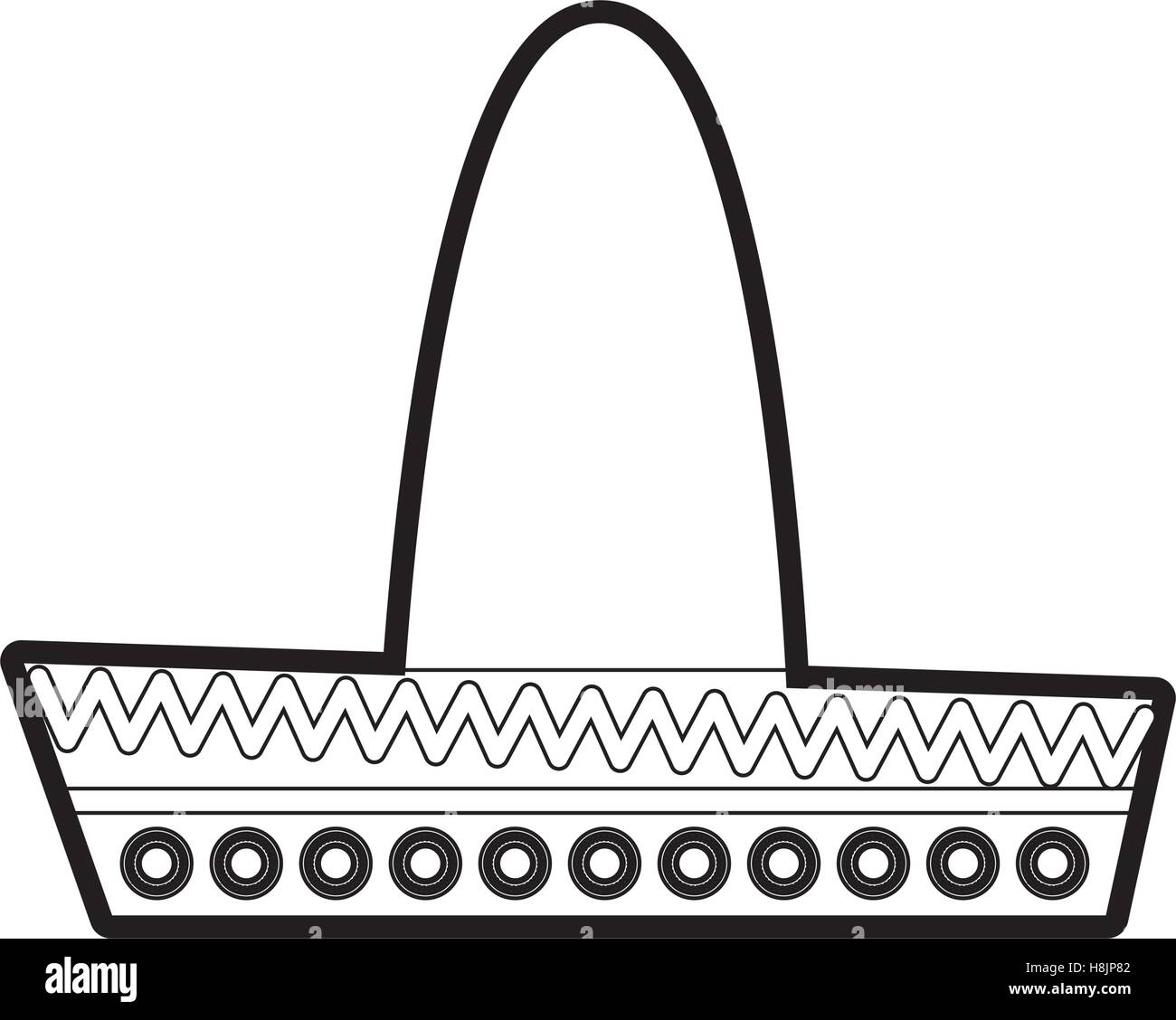 mexican latino hat Stock Vector Image & Art - Alamy