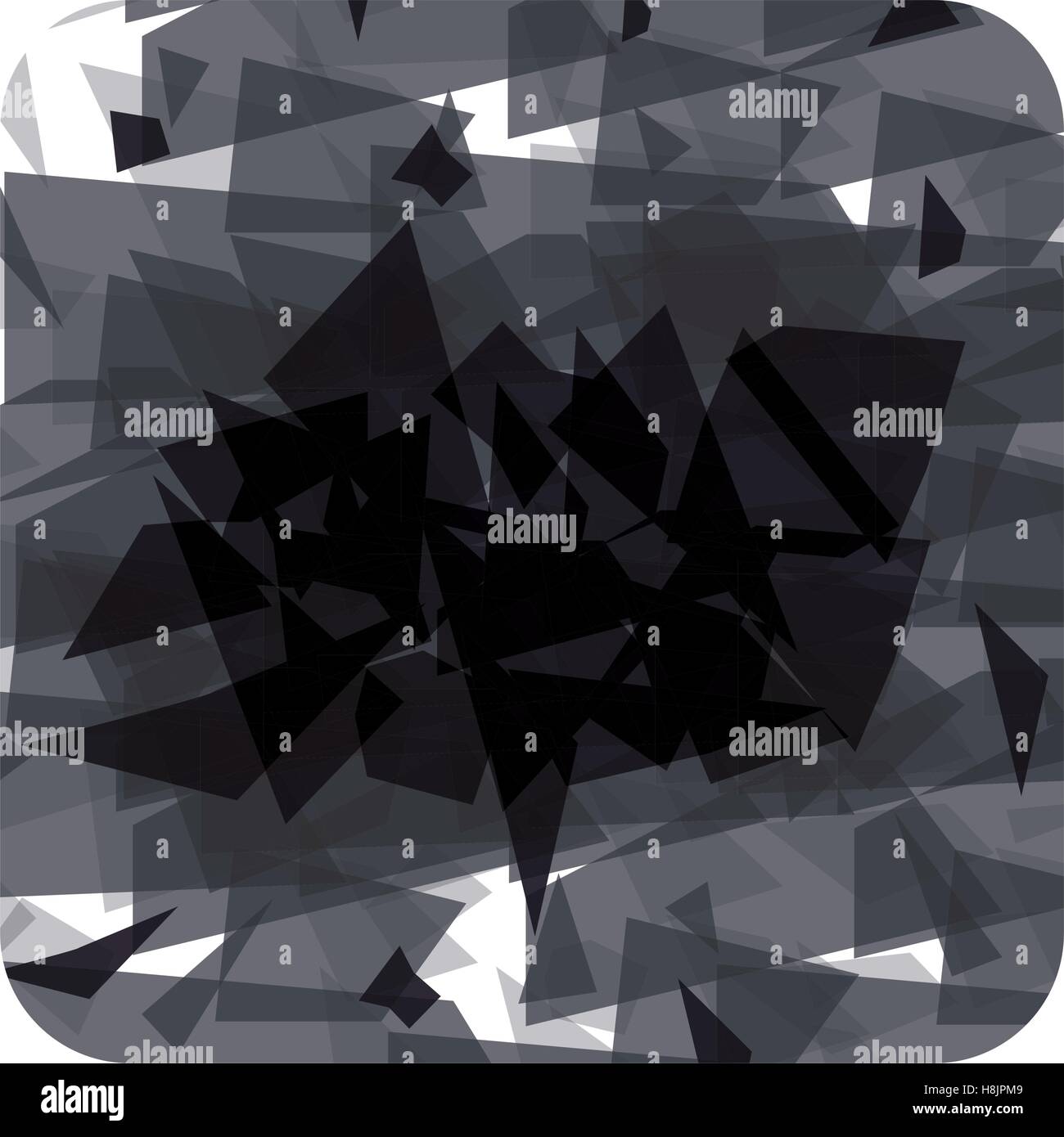 Polygonal figure icon. Geometric polygon and triangle theme. Vector ...