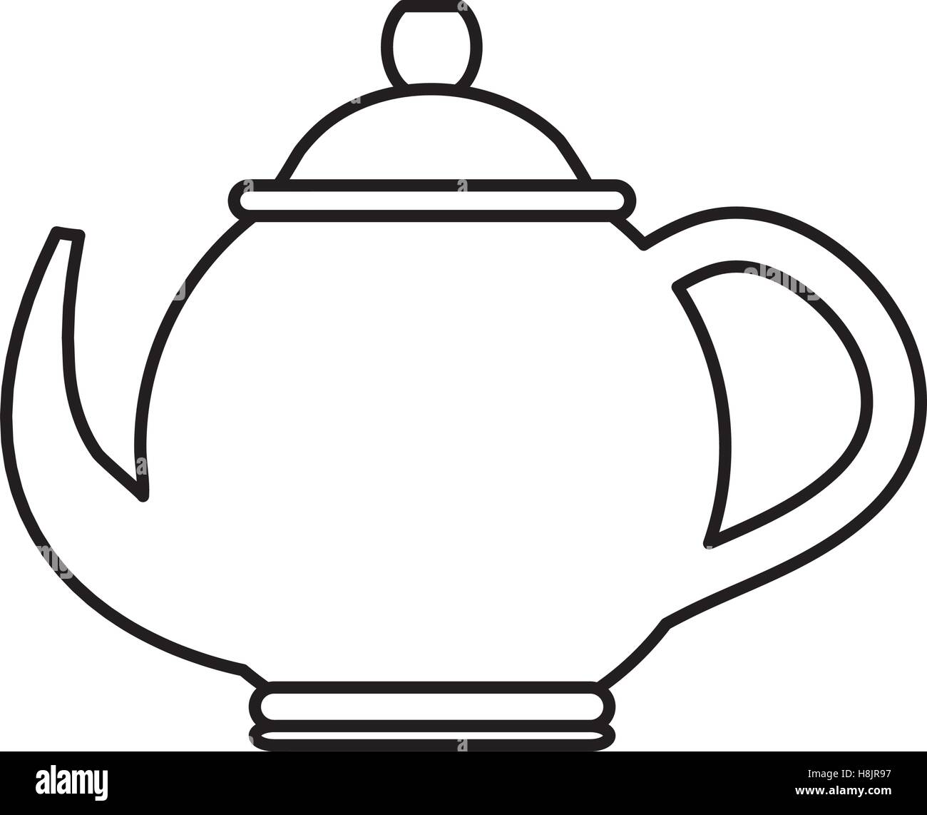 Tea porcelain jug Stock Vector Image & Art Alamy
