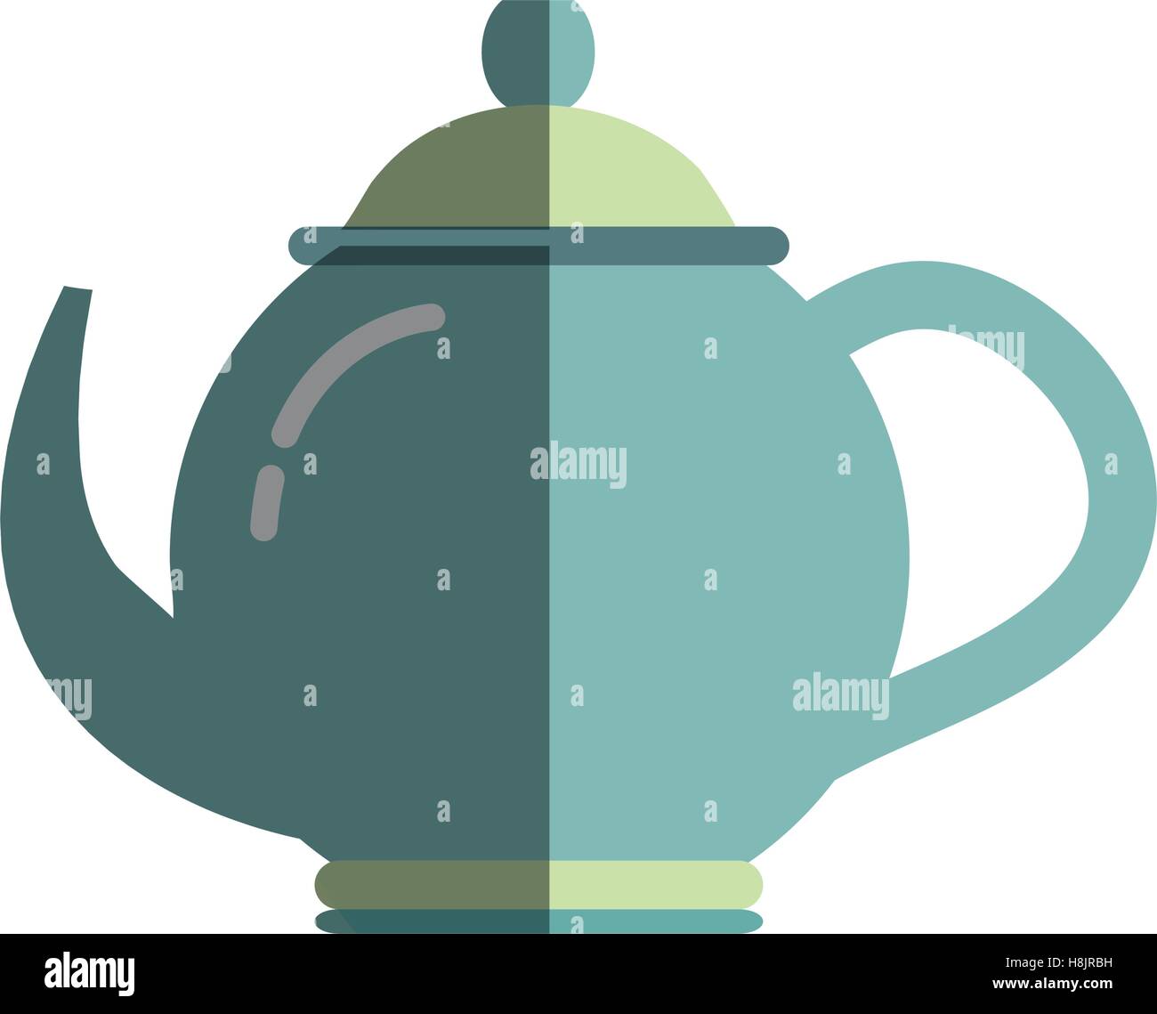 Tea porcelain jug Stock Vector Image & Art Alamy