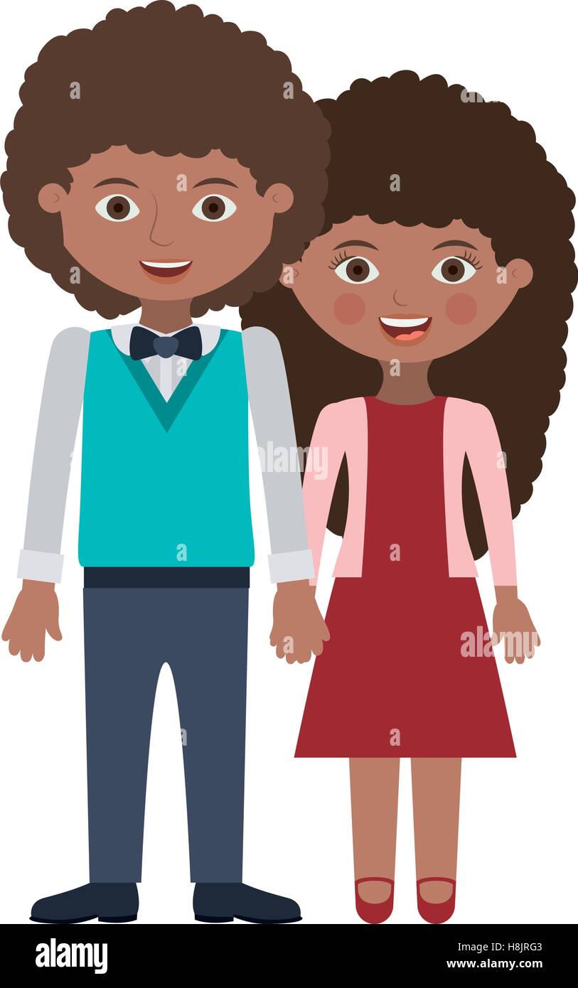 Couple cartoon icon. Relationship family love and romance theme ...