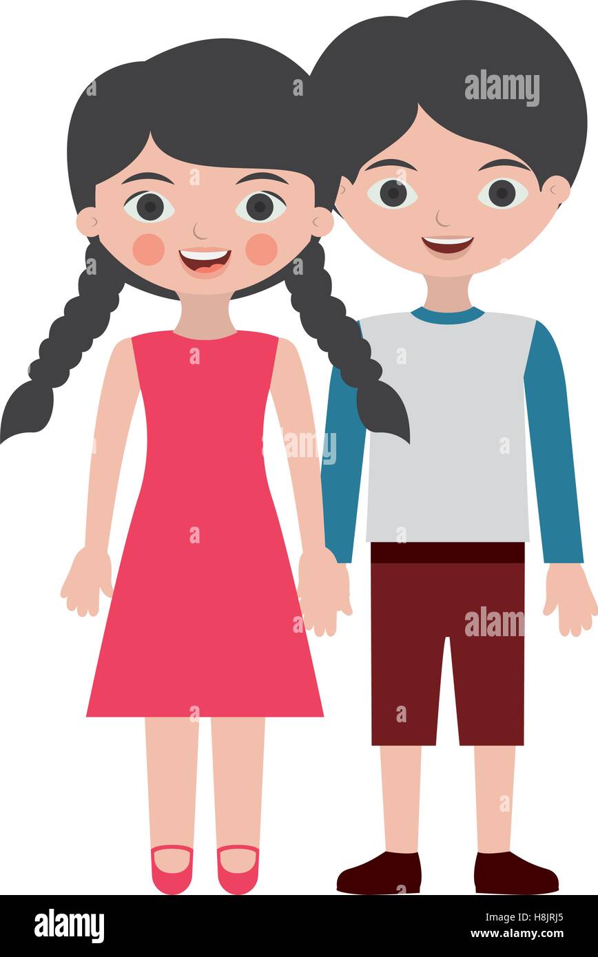 Couple cartoon icon. Relationship family love and romance theme ...