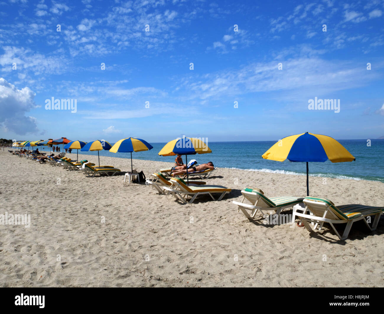 Limnara beach, Marmari, Kos, Greece. Stock Photo