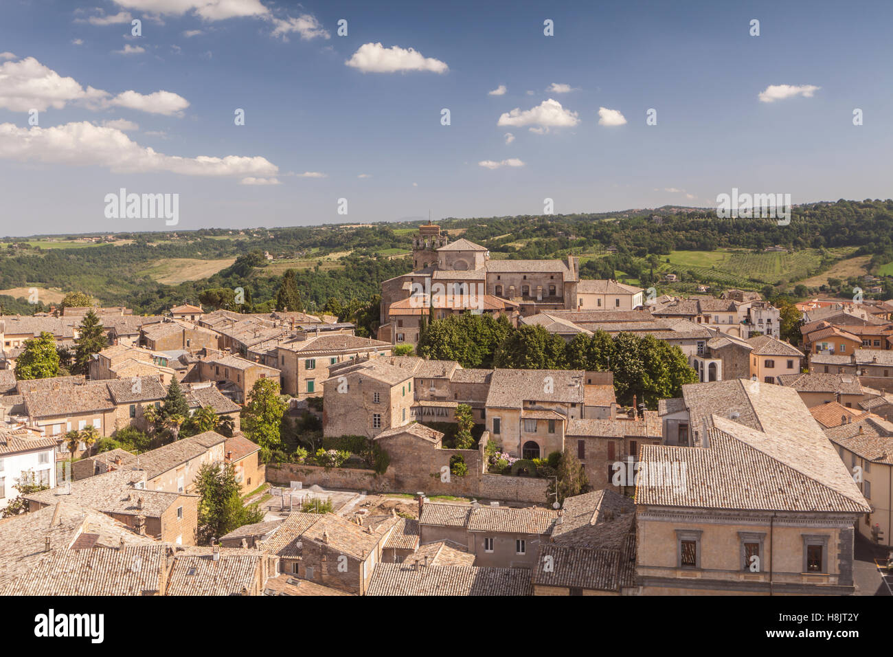 The hilltop town of Orvieto, Umbria. Stock Photo