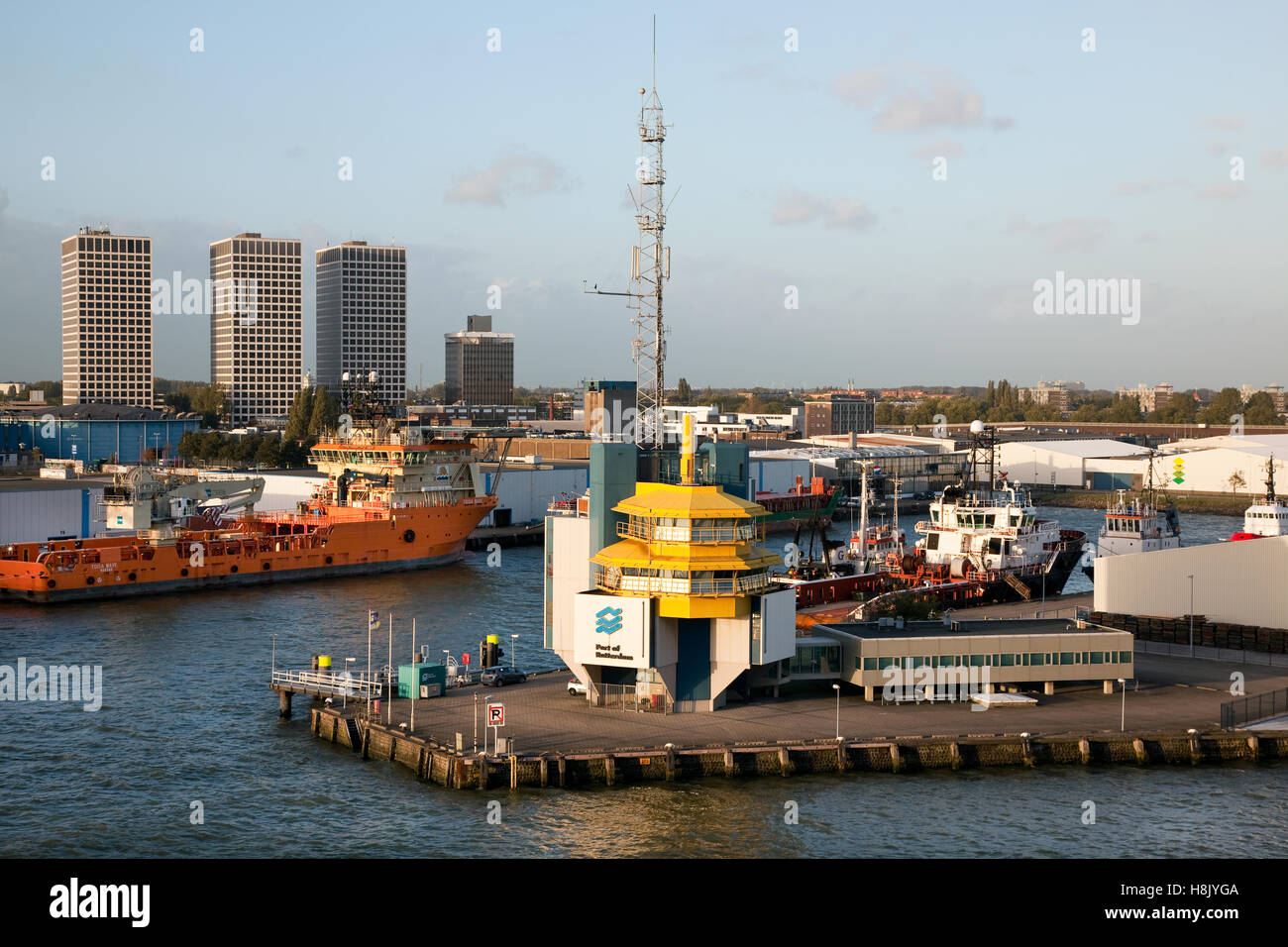 The Port of Rotterdam is the largest port in Europe, located in the