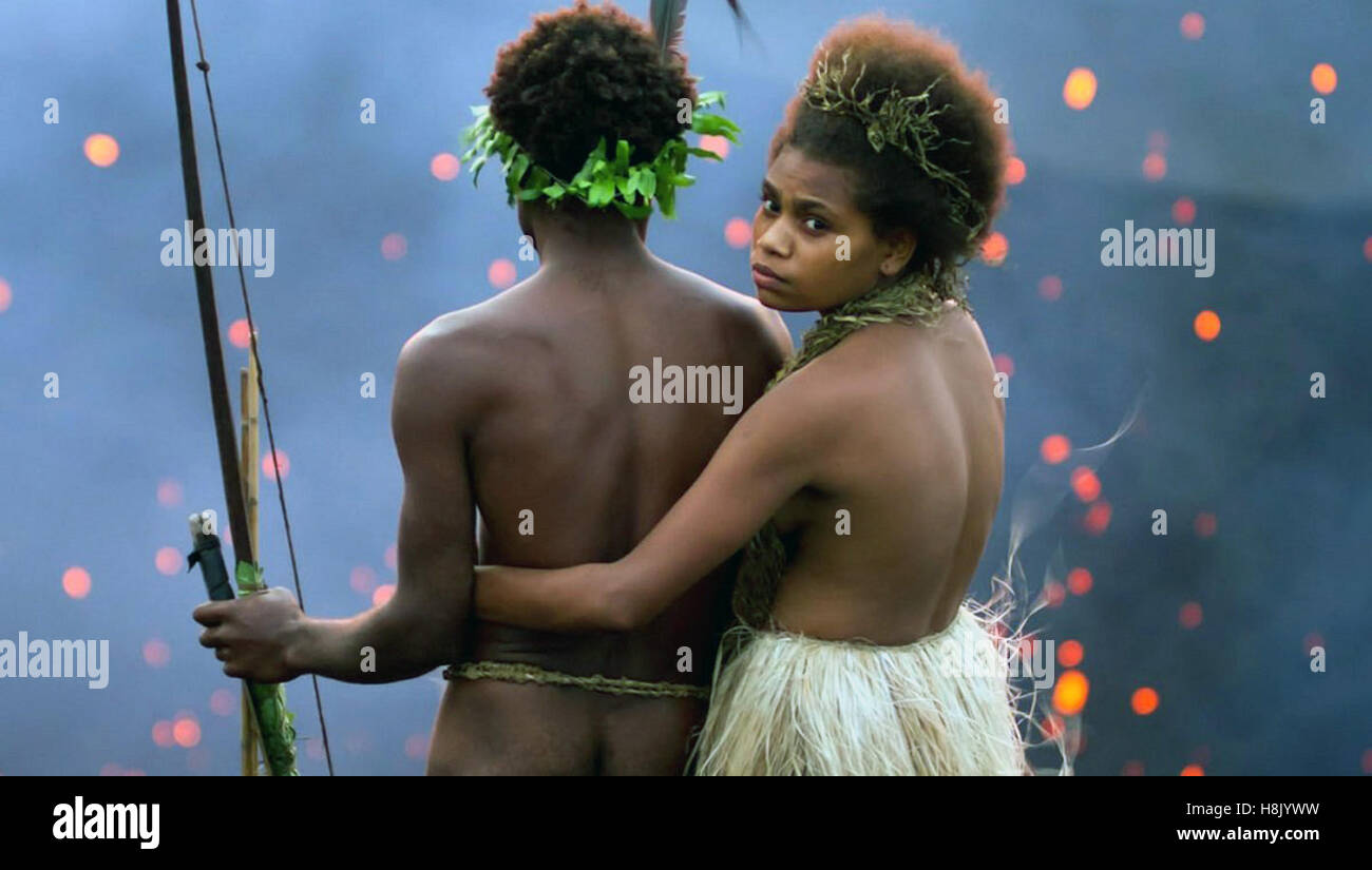 Tanna is a 2015 Australian film set on the island of Tanna in the South Pacific, depicting the true story of a couple who decided to marry for love, rather than obey their parents' wishes.  This photograph is for editorial use only and is the copyright of the film company and/or the photographer assigned by the film or production company and can only be reproduced by publications in conjunction with the promotion of the above Film. A Mandatory Credit to the film company is required. The Photographer should also be credited when known. Stock Photo