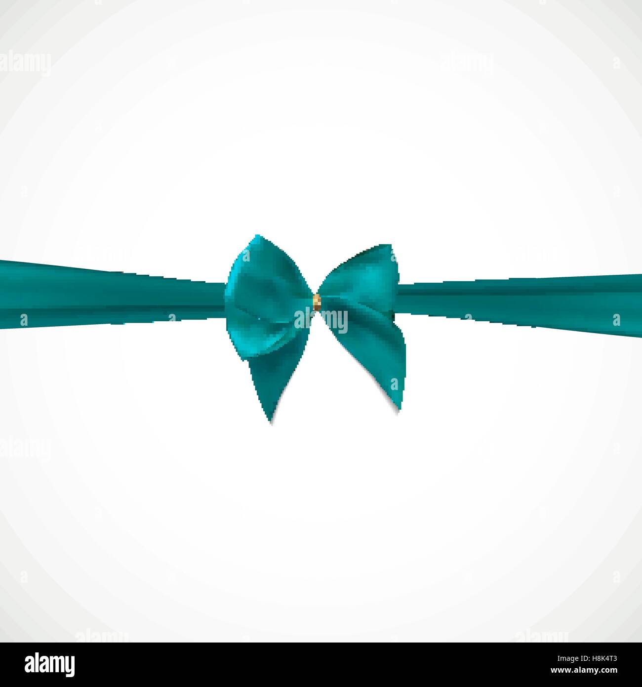 Gift Card Template with Silk Ribbon and Bow Stock Vector Image & Art ...