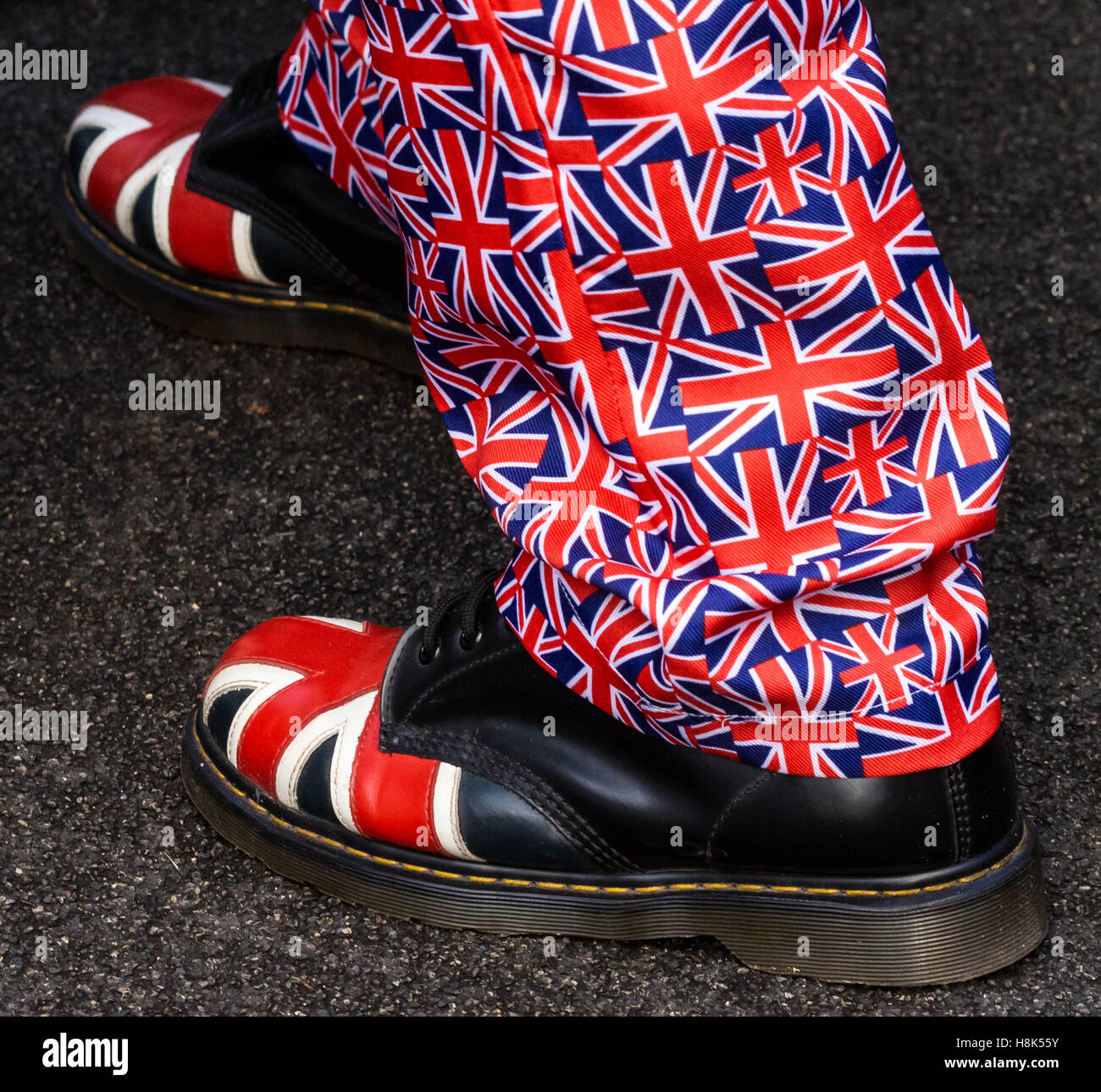 British flag shoes hi-res stock photography and images - Alamy