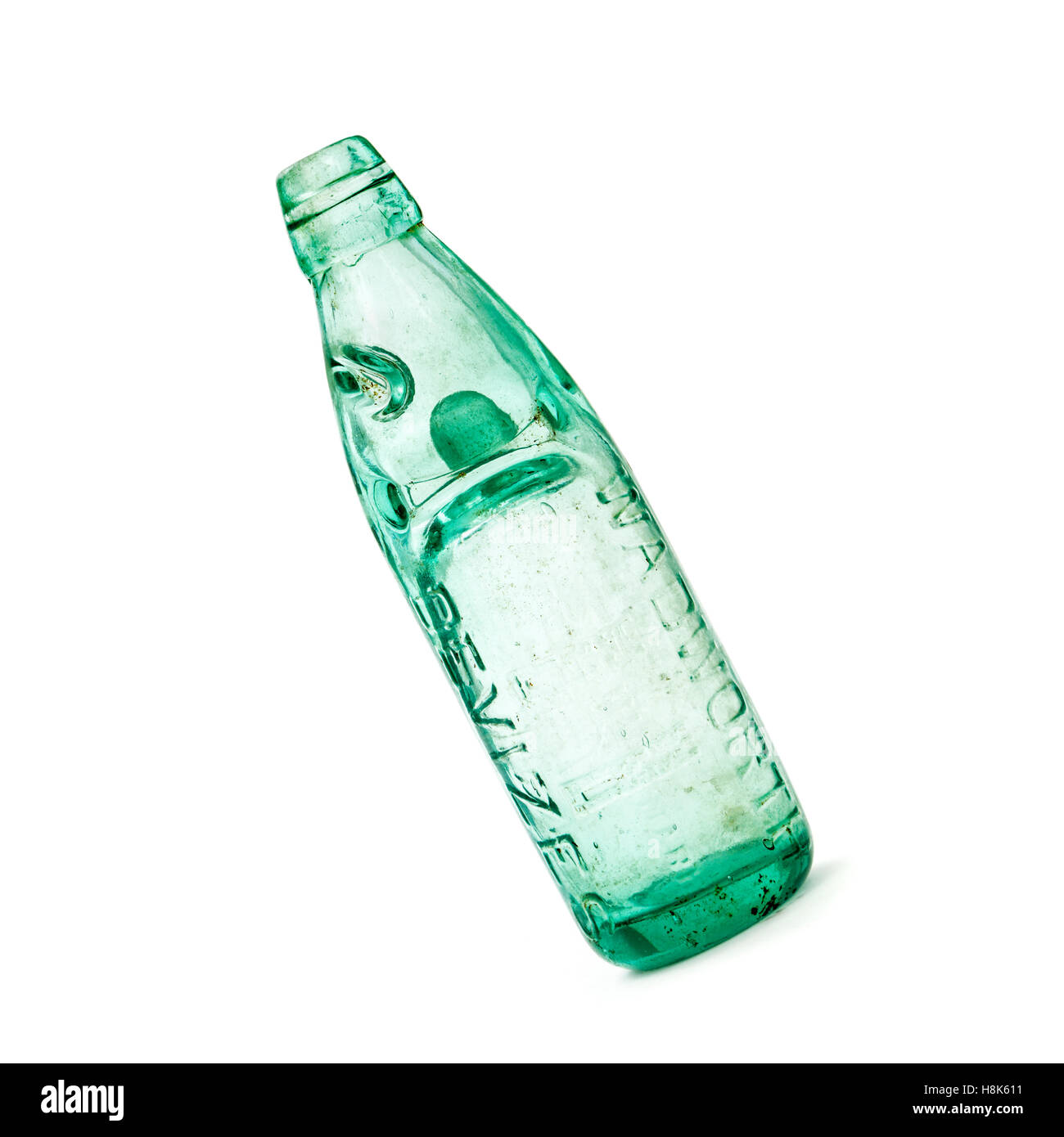 Antique "Codd Globe Stopper" lemonade bottle, branded Wadworth Brewery