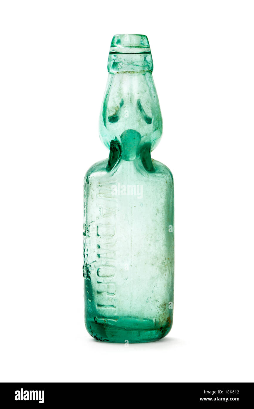 Antique "Codd Globe Stopper" lemonade bottle, branded Wadworth Brewery