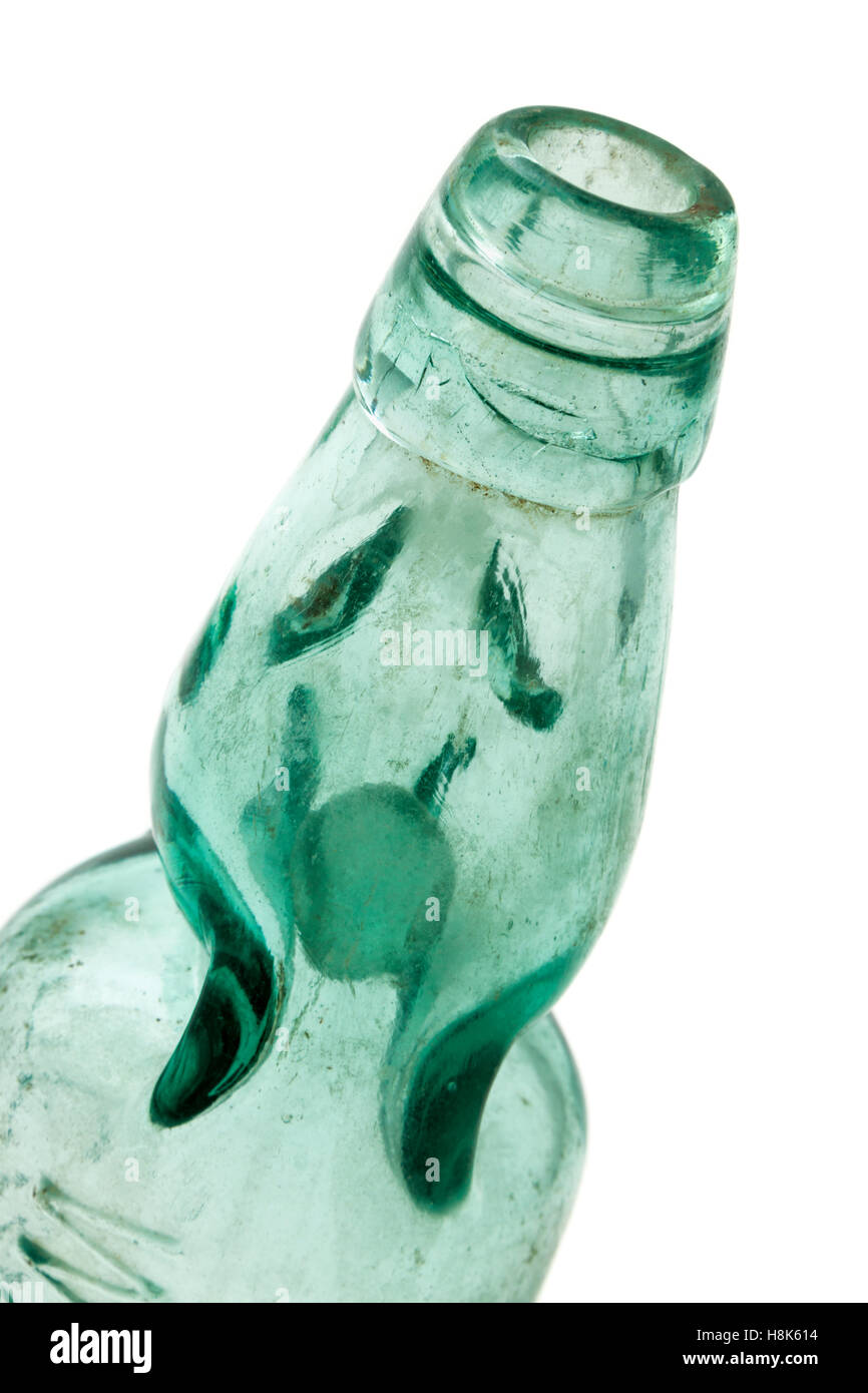 Antique "Codd Globe Stopper" lemonade bottle, branded Wadworth Brewery