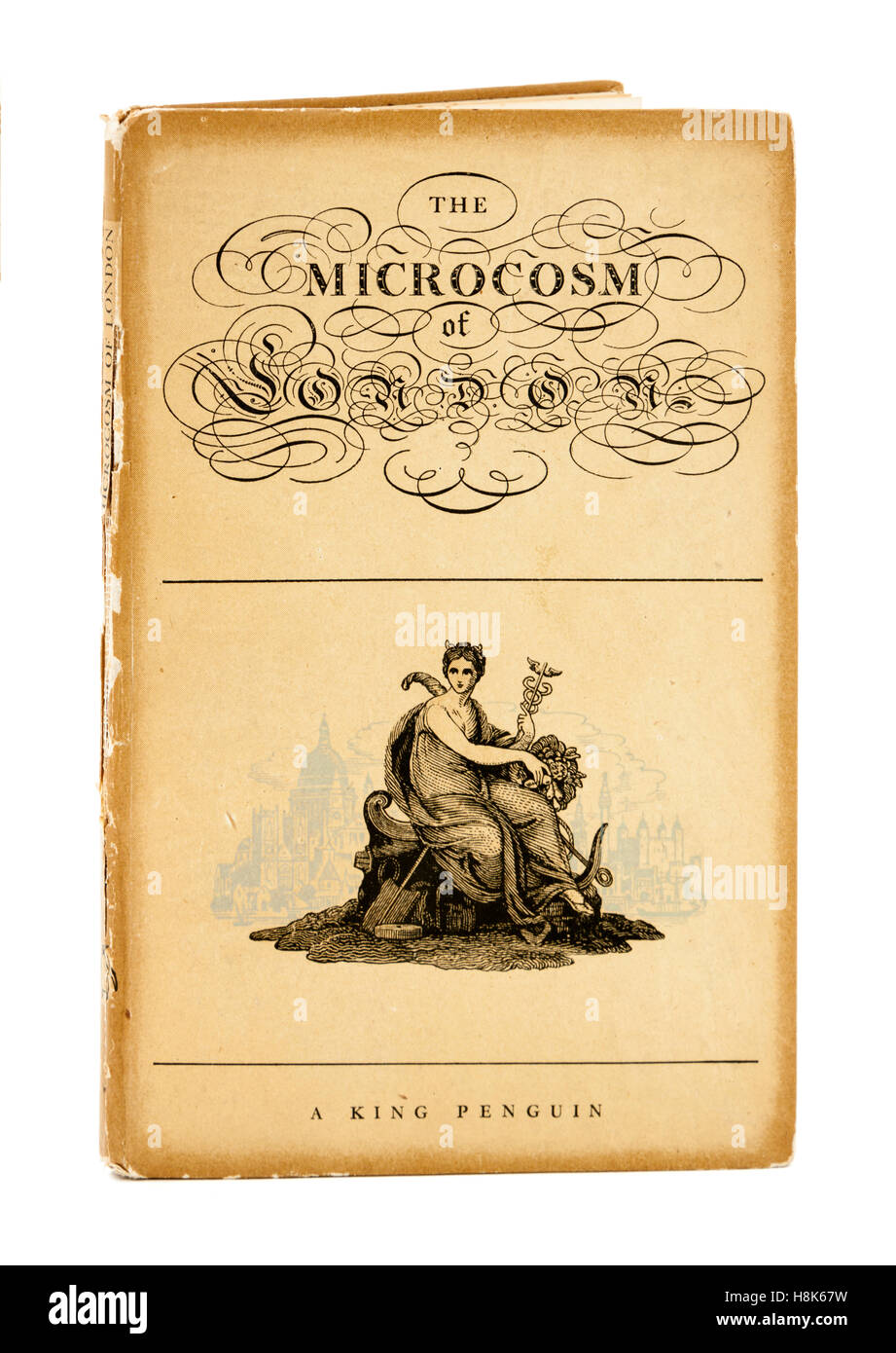 'The Microcosm of London' by T. Rowlandson and A.C. Pugin with text by John Summerson, published by King Penguin Books in 1943 Stock Photo