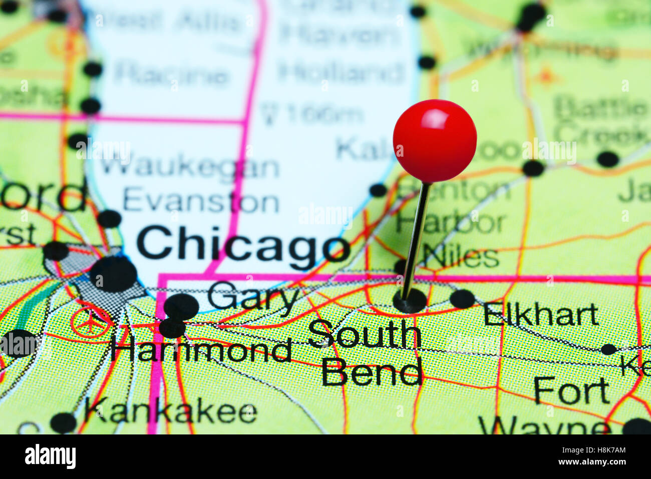 Map of bend hires stock photography and images Alamy