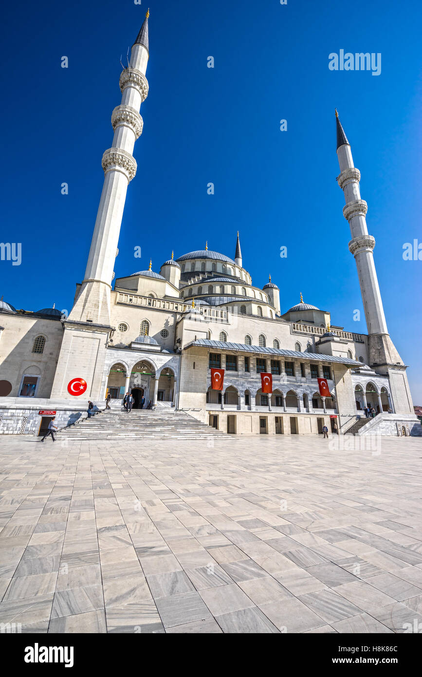 Kocatepe Mosque in Ankara,Turkey Stock Photo