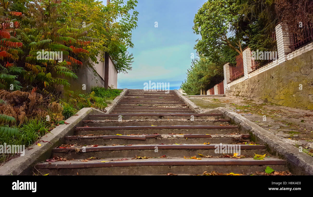 Stairs up to god hi-res stock photography and images - Alamy