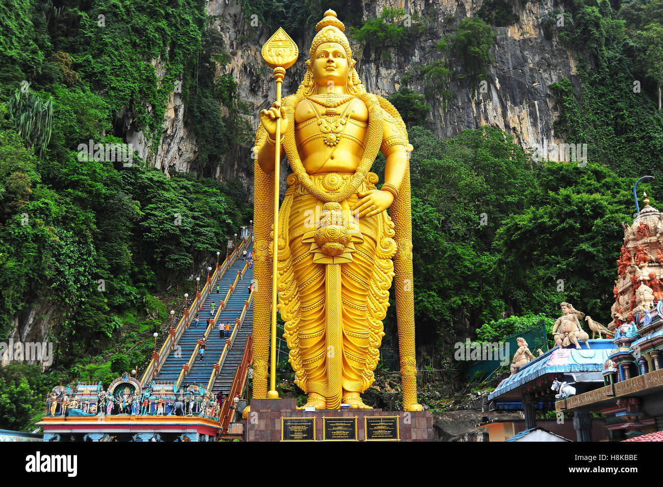 Lord Murugan Statue, Batu Caves, Selangor, Malaysia. Stock Photo