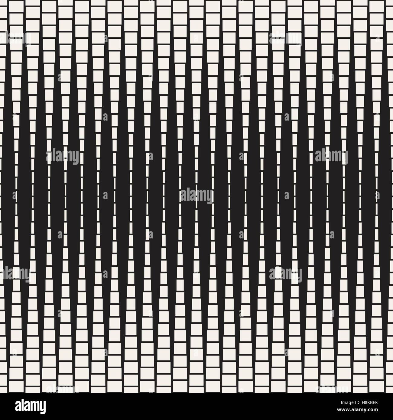Vector Seamless Halftone Rectangles Pattern. Abstract Geometric ...