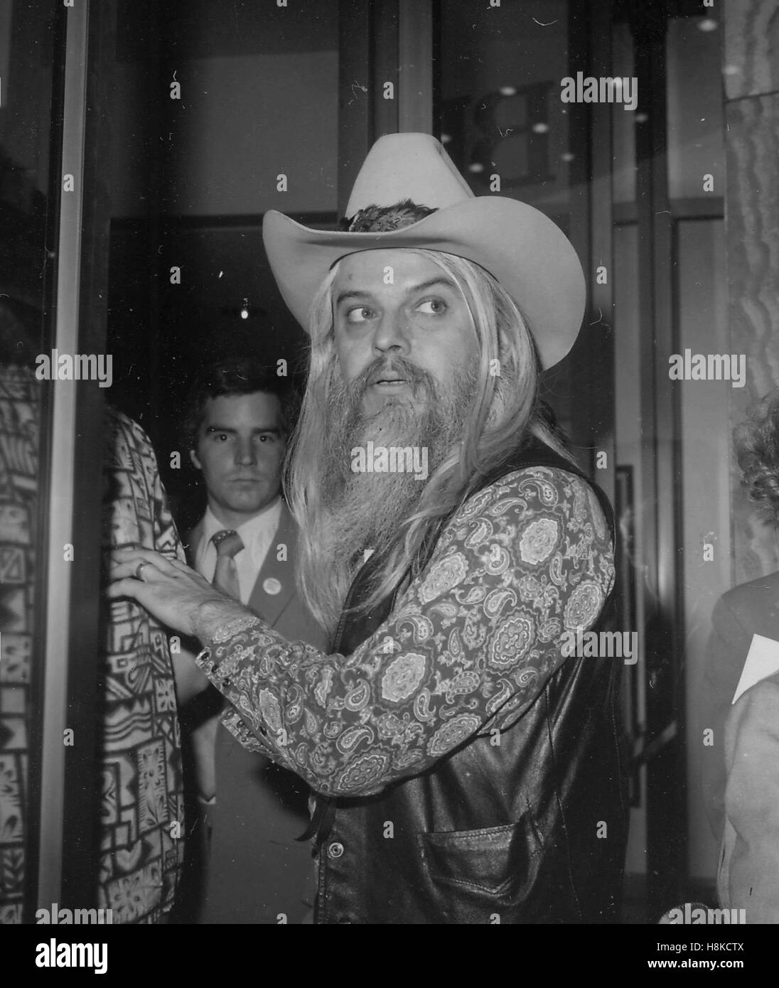 File. 13th Nov, 2016. LEON RUSSELL (April 2, 1942 - Nov. 13, 2016) was an American musician and songwriter, who recorded as a session musician, sideman, and solo musician who was inducted into the Rock and Roll Hall of Fame in 2010. Russell died in his sleep in Nashville at the age of 74, after suffering a heart attack in July 2016. PICTURED: LEON RUSSELL in the 1980's. (Credit Image: © Globe Photos/ZUMApress.com) Stock Photo