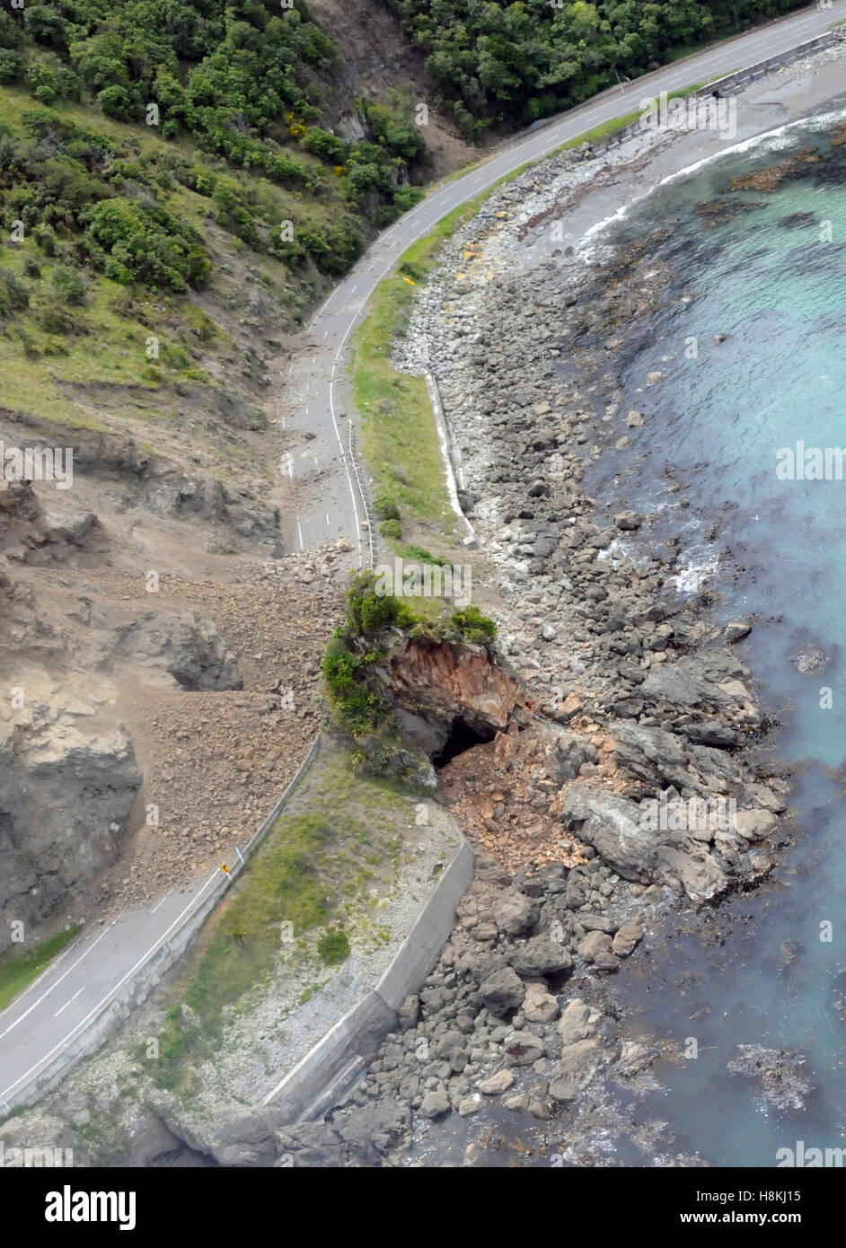 Kaikoura Earthquake 2016 Stock Photos Kaikoura Earthquake 2016