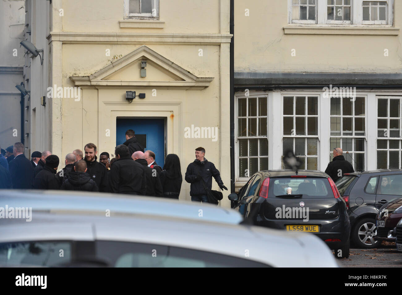 Pentonville Prison, London, UK. 15th November 2016. Prison officers protest pentonville prison over health safety Stock Photo