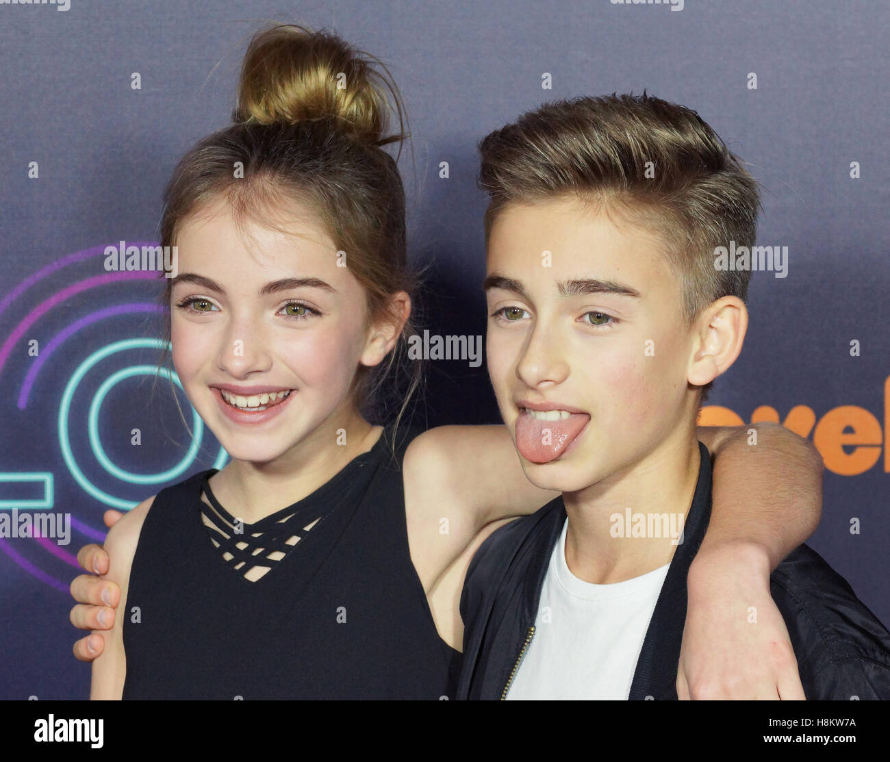 Youtubers and siblings Lauren and Johnny Orlando November 11, 2016 at